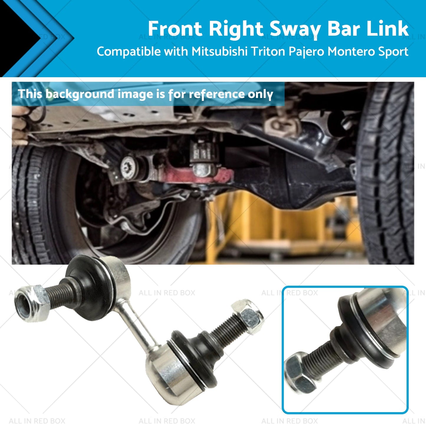 Front Right Sway Bar Link Suitable for Mitsubishi Triton L200 2WD 4WD 06-15-0