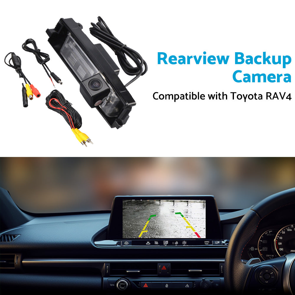 Car Reverse Camera Rear View Backup Parking Suitable for Toyota RAV4 2006-2012-3