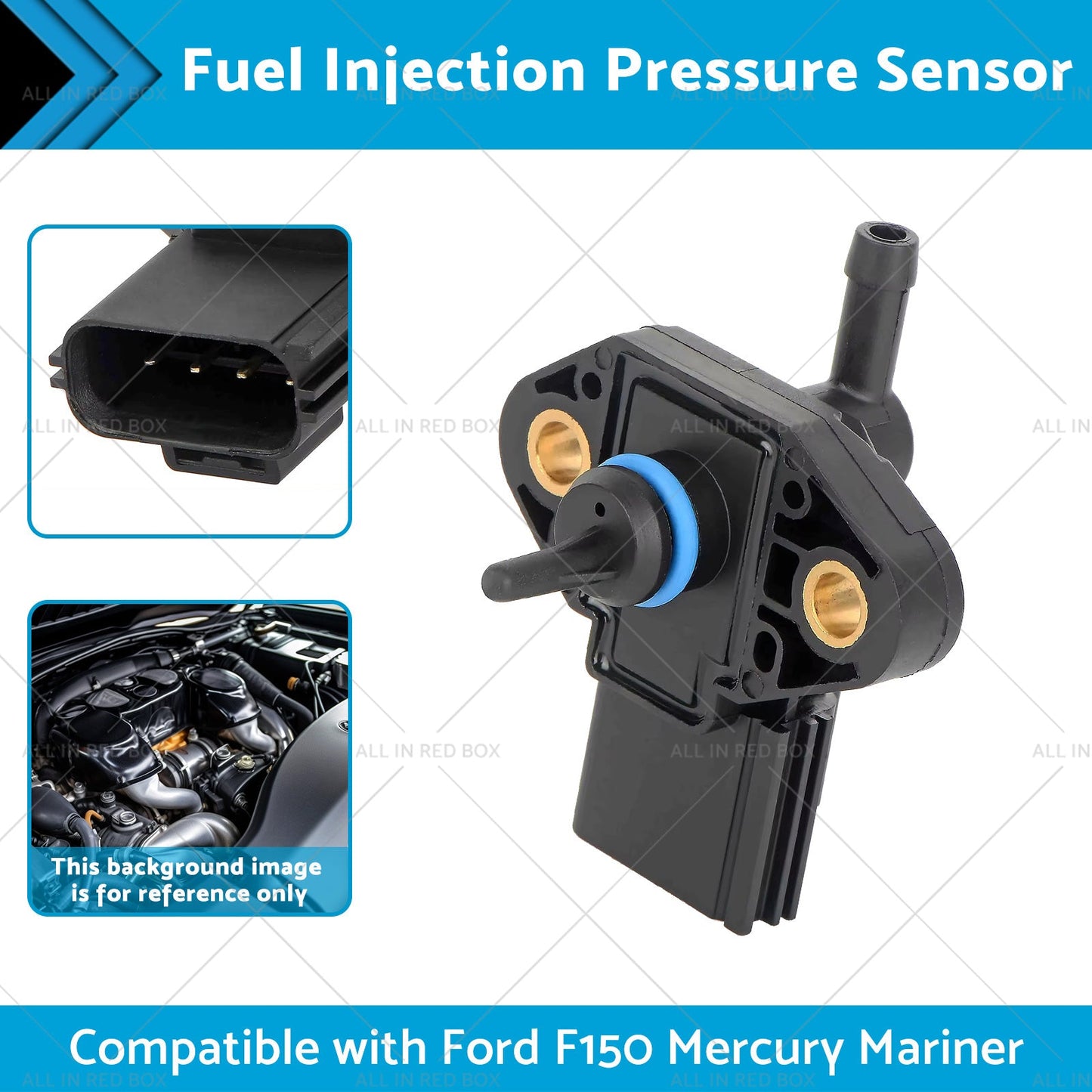 0261230094 Fuel Injection Pressure Sensor Suitable for Ford F150 Mercury Mariner-1
