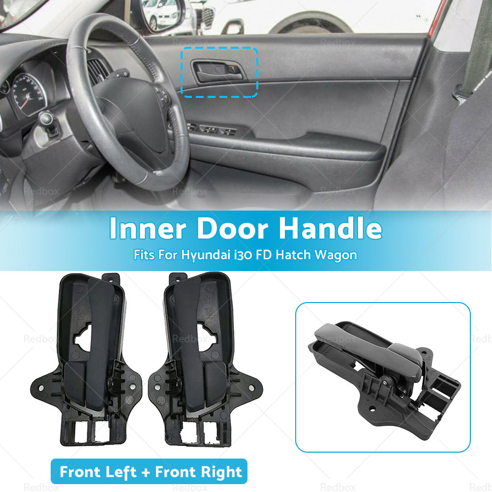 1 Pair Front Left and Right Inner Door Handle For Hyundai i30 FD Hatch Wagon 07-12-2