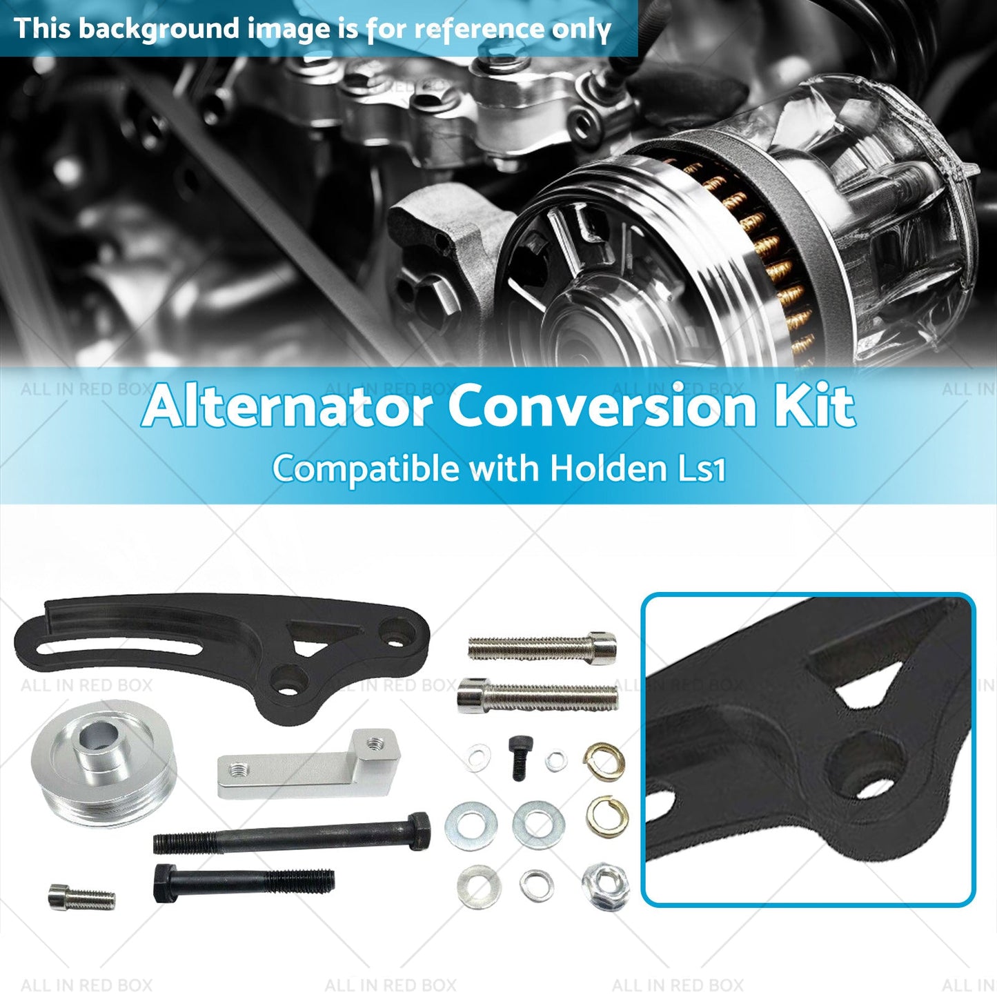 Alternator Conversion Kit Suitable for Holden Ls1 Skyline R32 RB30 RB26 R33 R34-2