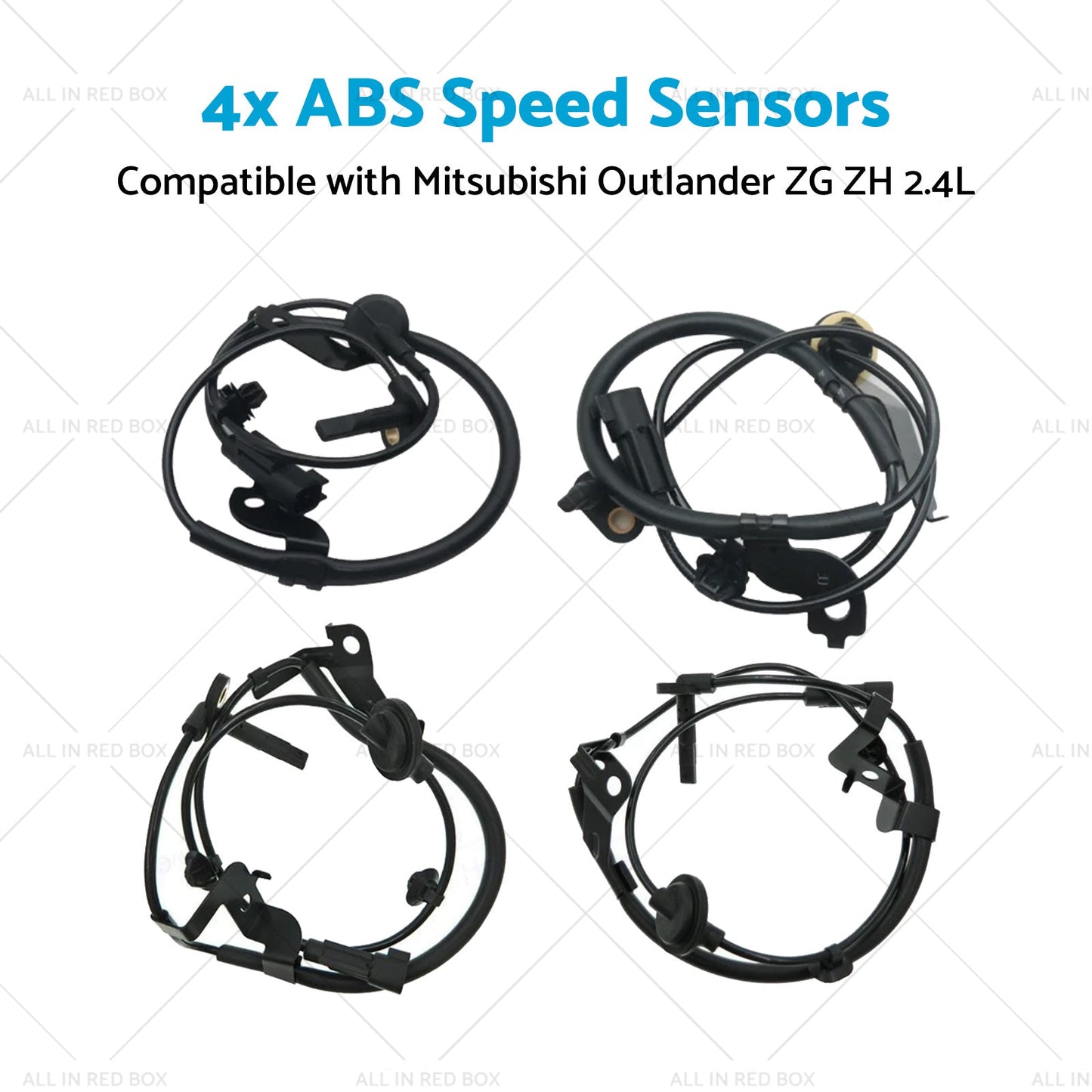 4670A576 4x ABS Speed Sensors Suitable for Mitsubishi Outlander ZG ZH 2. 4L 06-12