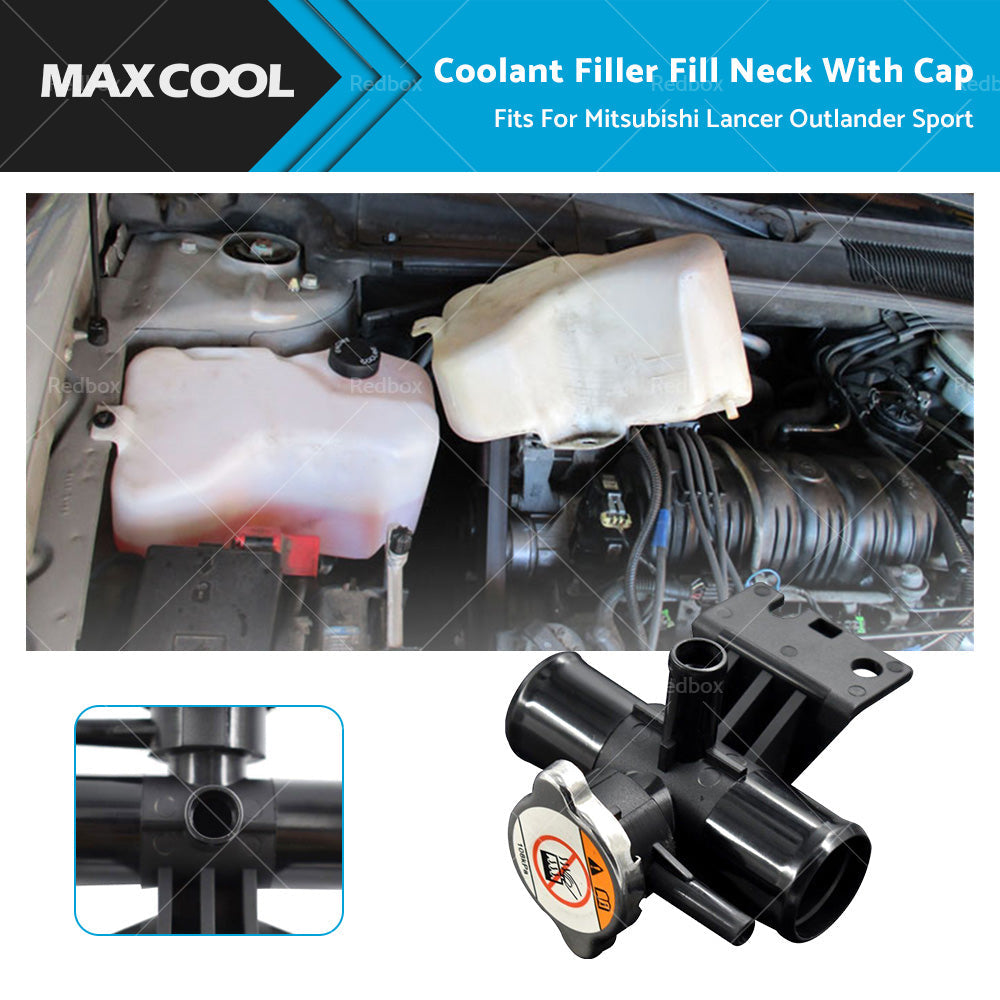Radiator Coolant Filler Fill Neck With Cap For Mitsubishi Lancer Outlander Sport-0