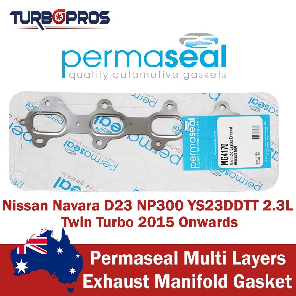 Permaseal Exhaust Manifold Gasket for Nissan Navara D23 2.3L Twin Turbo 2015-