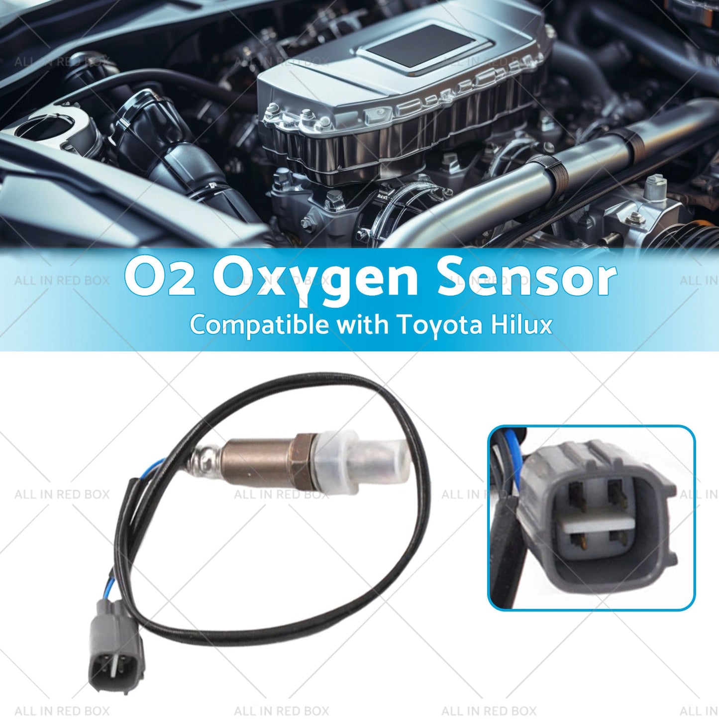 O2 Oxygen Sensor Suitable for 89467-33090 Toyota Hilux TGN16 2. 7L 2TR-FE 05-15-2