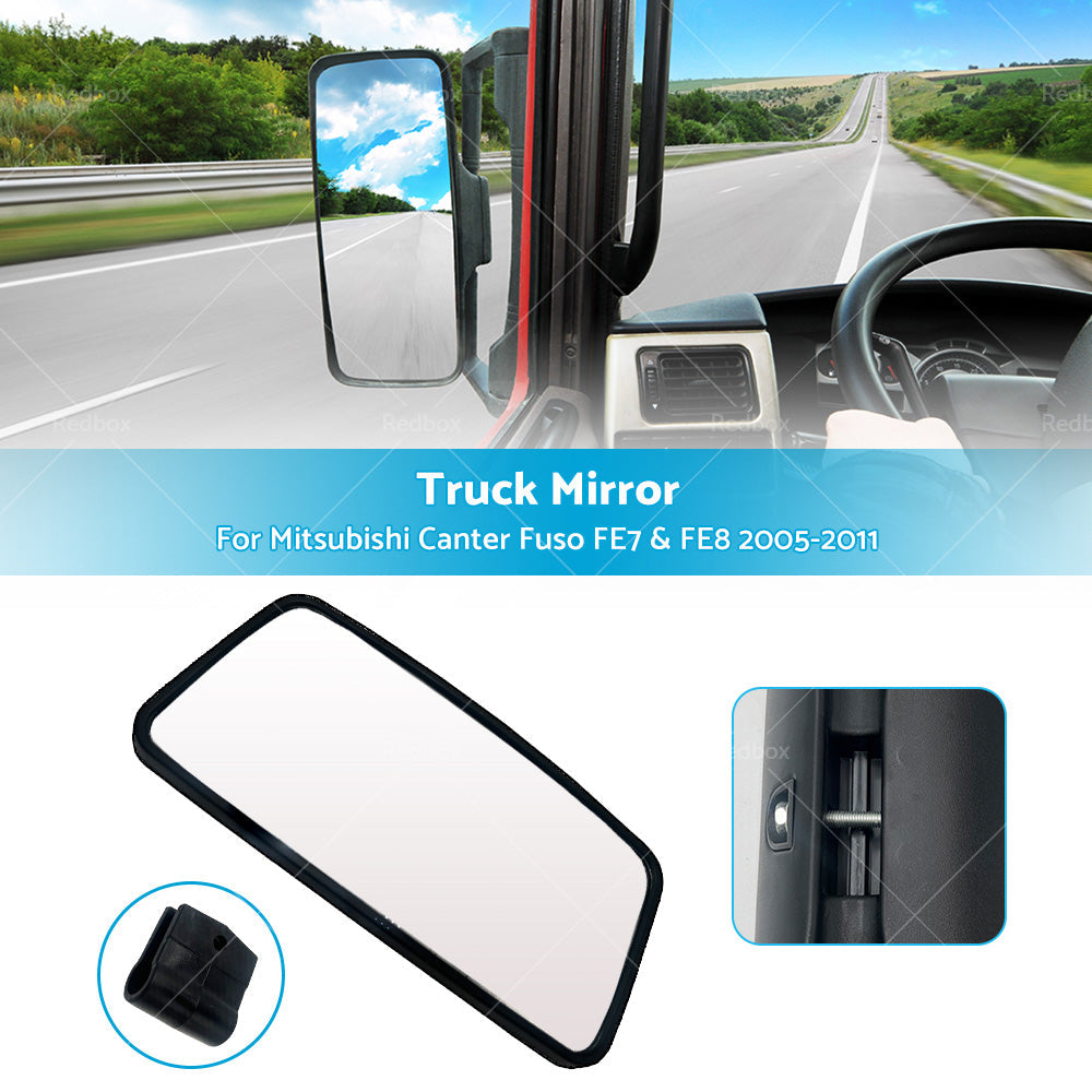 Truck Mirror For Mitsubishi Canter Fuso FE7 and FE8 2005-2011 340MM x 165MM L or R