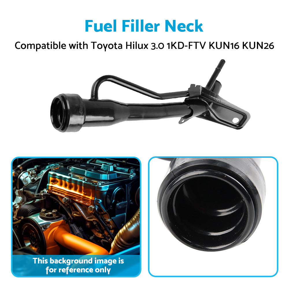 Fuel Filler Neck Suitable for Toyota Hilux 3. 0 1KD-FTV KUN16 KUN26 2005-2015-4