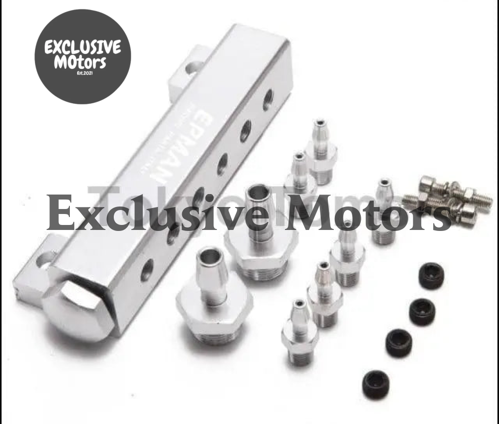 1/8" Npt 6 Port Vacuum Manifold Kit Fit Turbo Boost Intake Manifold For BMW