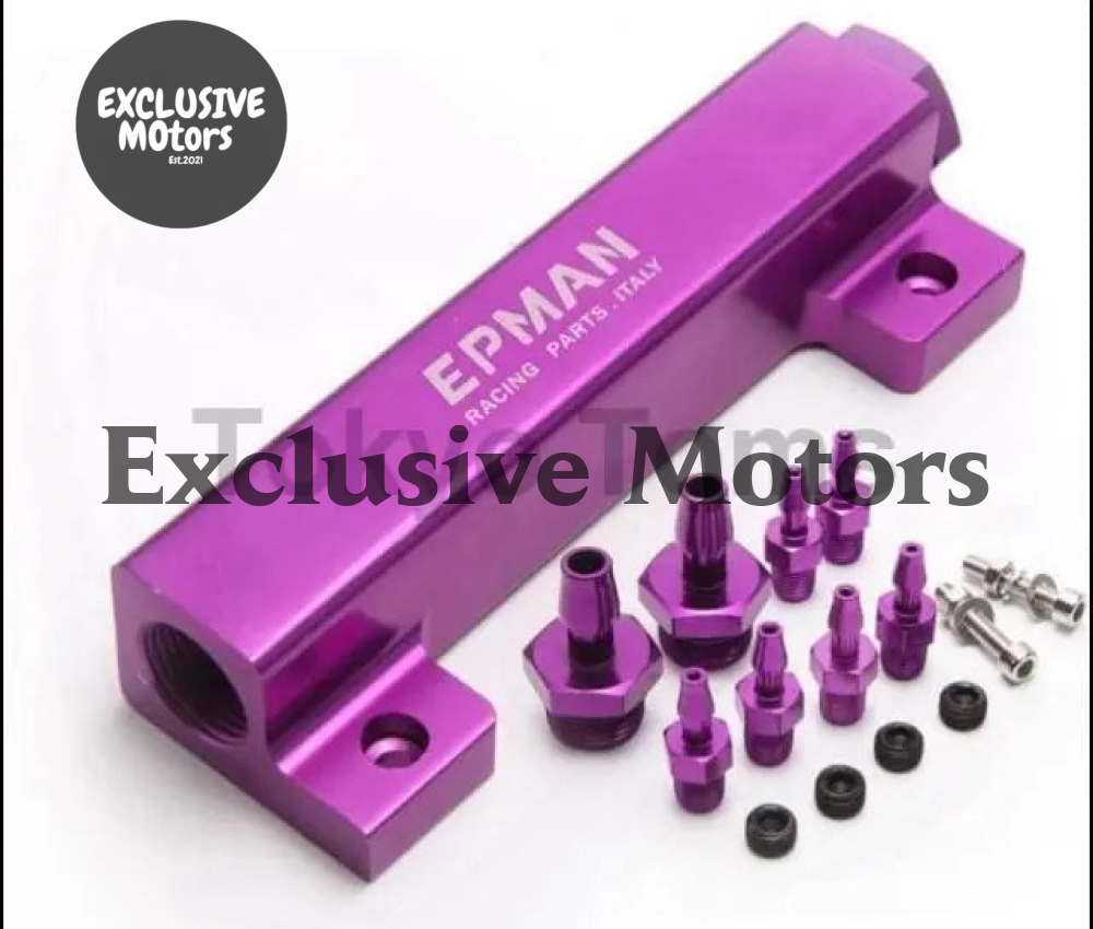 1/8" Npt 6 Port Vacuum Manifold Kit Fit Turbo Boost Intake Manifold For BMW
