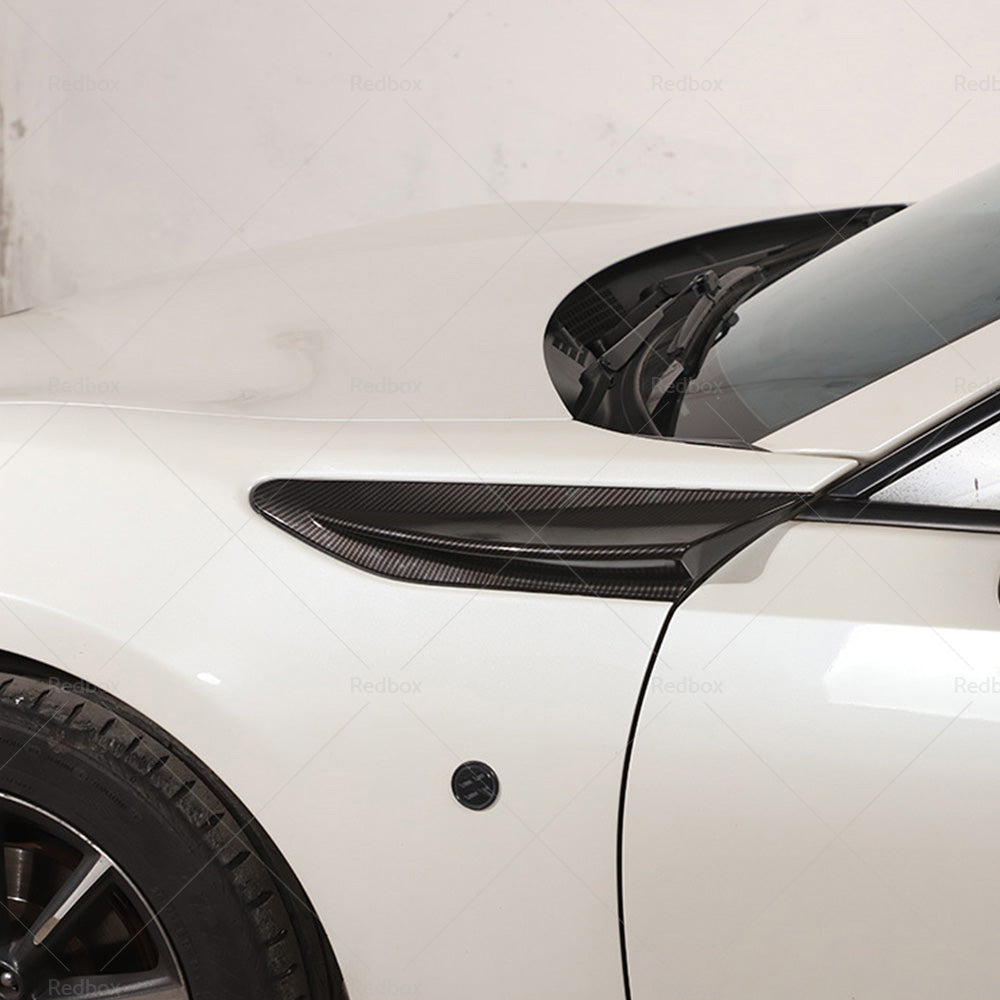 Carbon Fiber Car Side Fender Fin Vent Trim Suitable For Subaru BRZ Toyota 86-2