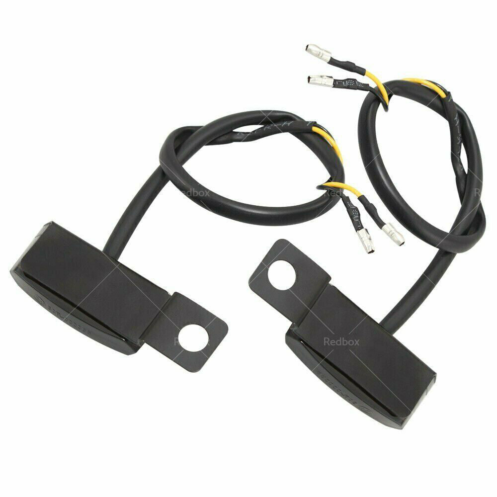 6 LED Mini Motorcycle Front Turn Signal Indicator Amber Light For Harley Chopper-4
