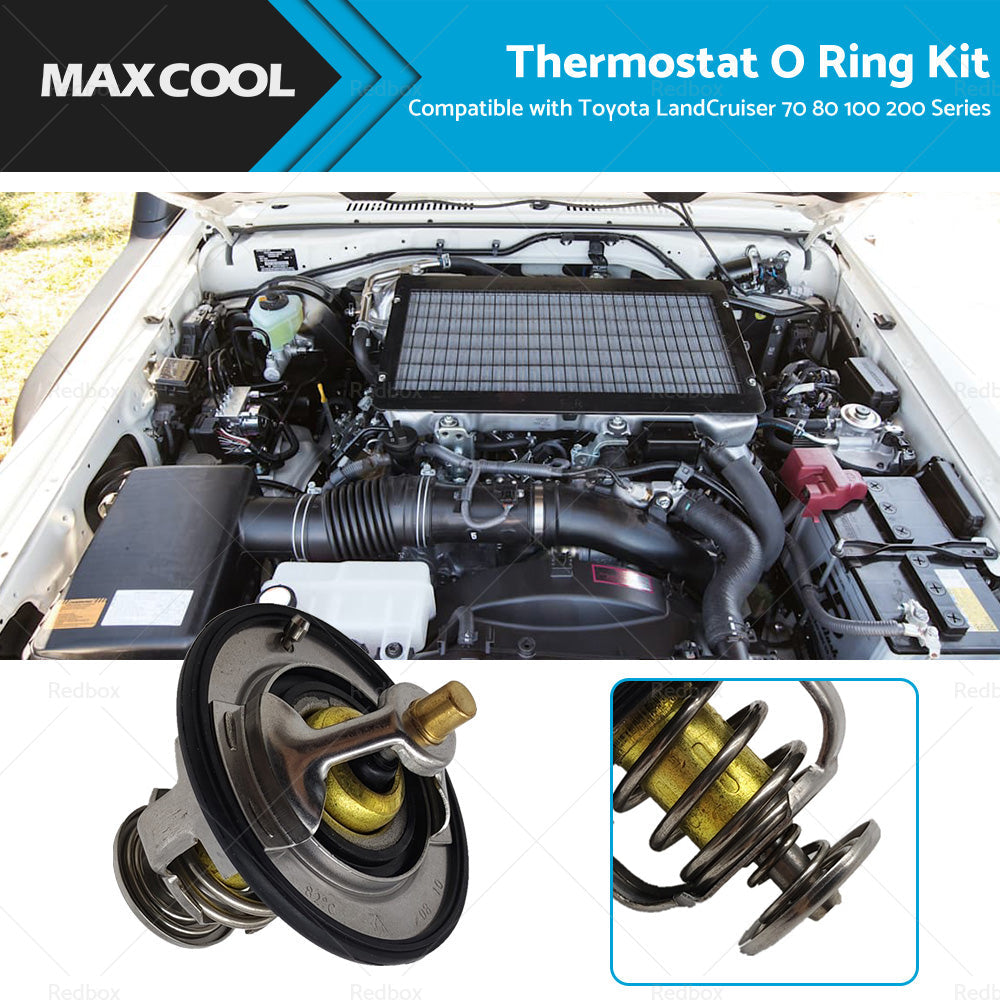 82隆忙 Thermostat O Ring Kit Suitable For Toyota LandCruiser 70 80 100 200 Series-0