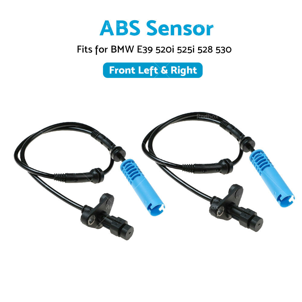 34526756375 2PCS Front ABS Wheel Speed Sensor Suitable for BMW E39 Left Right