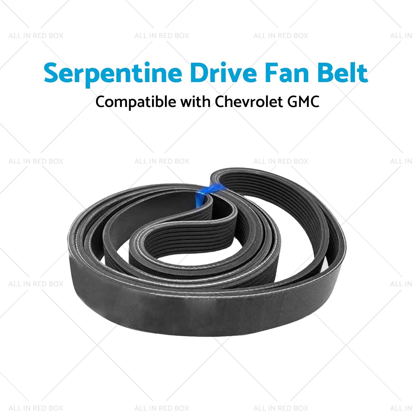 12626076 Serpentine Drive Fan Belt Suitable for 5. 3L 6. 2L 14-20 Chevrolet GMC-3