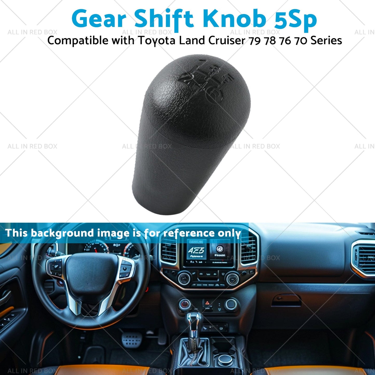Gear Shift Knob 5Sp Suitable for Toyota Land Cruiser 70 79 78 76 Series VDJ HZJ-4