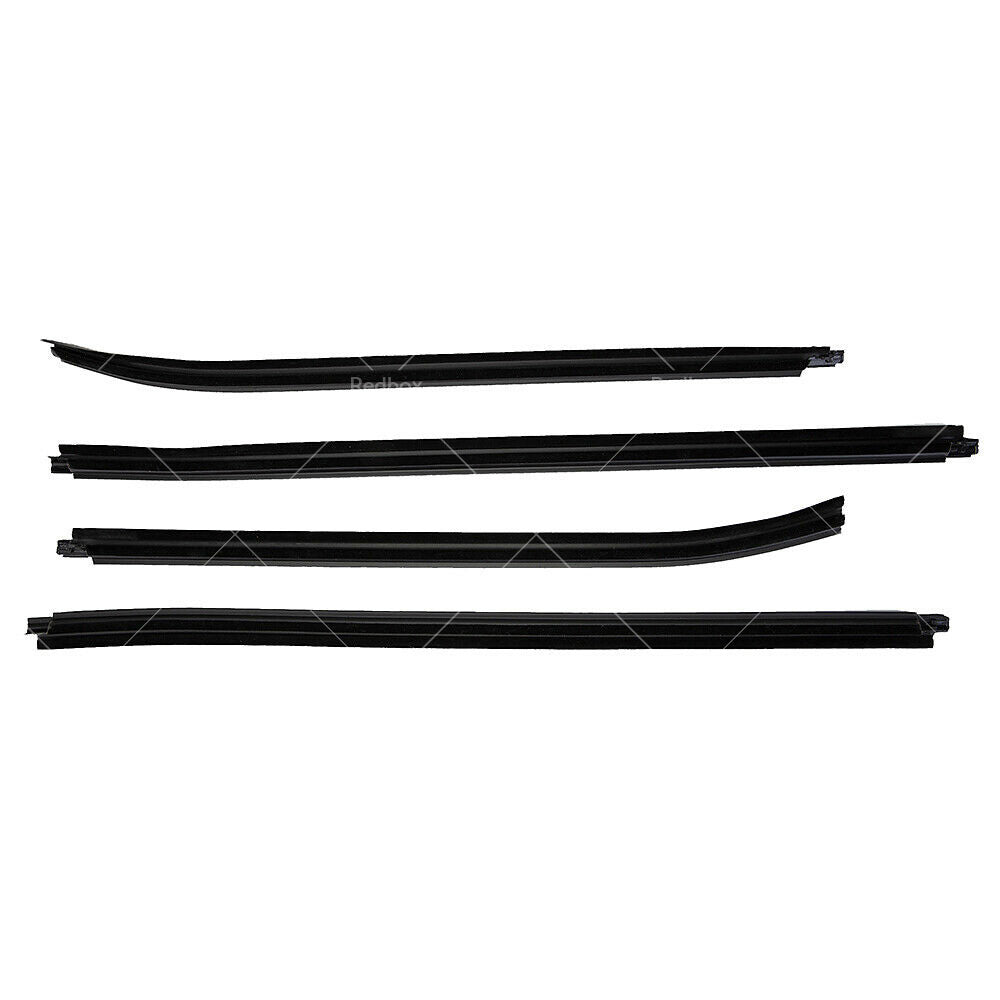 4x Window Moulding Trim Weather Strip Suitable For HILUX SR5 Double Cab 05-15-4