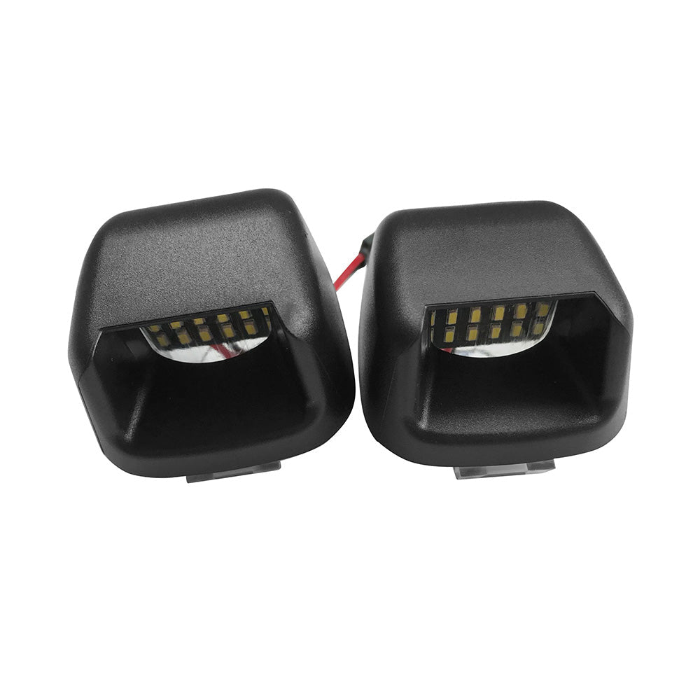 License LED Number Plate Lights Suitable For Nissan Navara D40 2005-2016 Rear Bumper-1