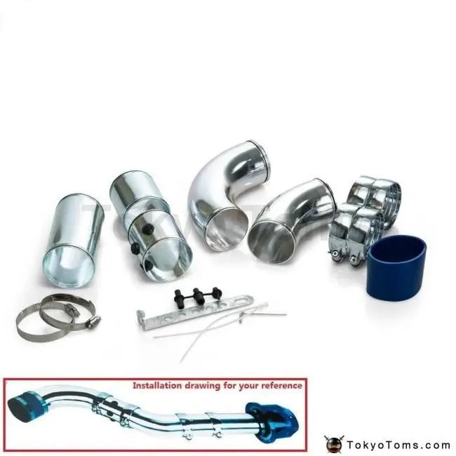 Air Intake Pipe Aluminum Alloy Pipe Kit For BMW E36 325 328 - Tokyo Tom's