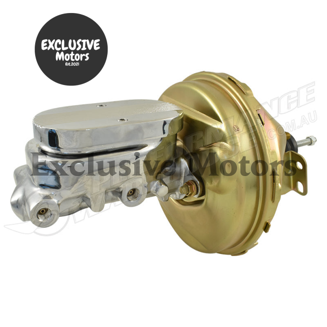1" Bore Master Cylinder & 9" Brake Booster for Universal Models