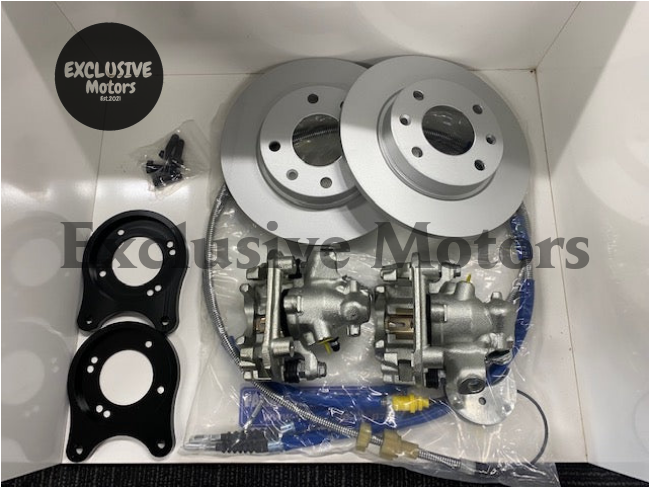 Escort RS /Capri Rear Disc Brake kit English 247mm Solid Kit