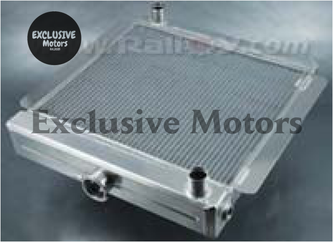 Escort Alloy radiator BDA & Pushrod with  square Top Tank