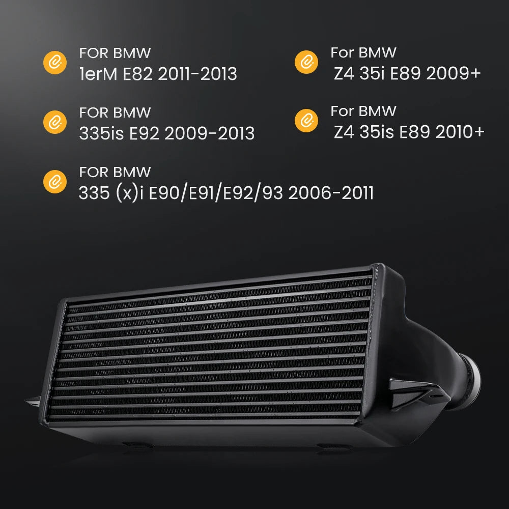 Front Mount Intercooler Turbo Engines For BMW 1M E82 2011-2013 Bar & Plate 520mm x 200mm x 145mm