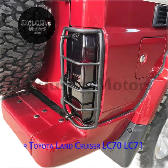 Stainless Steel Tail Light Cover for Toyota Land Cruiser - Tail Light Protection