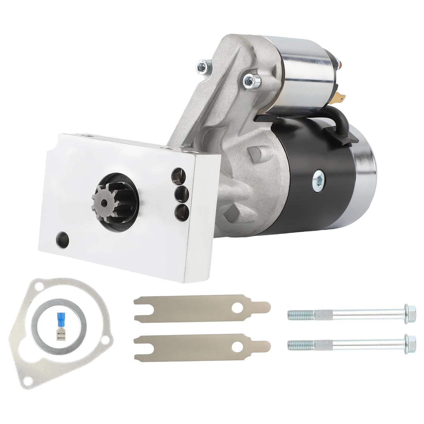 MAXPEEDINGRODS Mini Starter 3HP fit for Chevrolet Chevy 168 153 Tooth V8 High Torque SBC BBC 18493 Small Block 18493