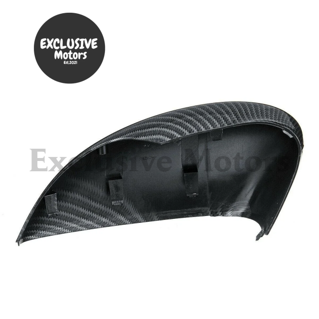 Rearview Mirror Cover for Ford Fiesta MK7 (2008-2019) - Carbon Fiber Look