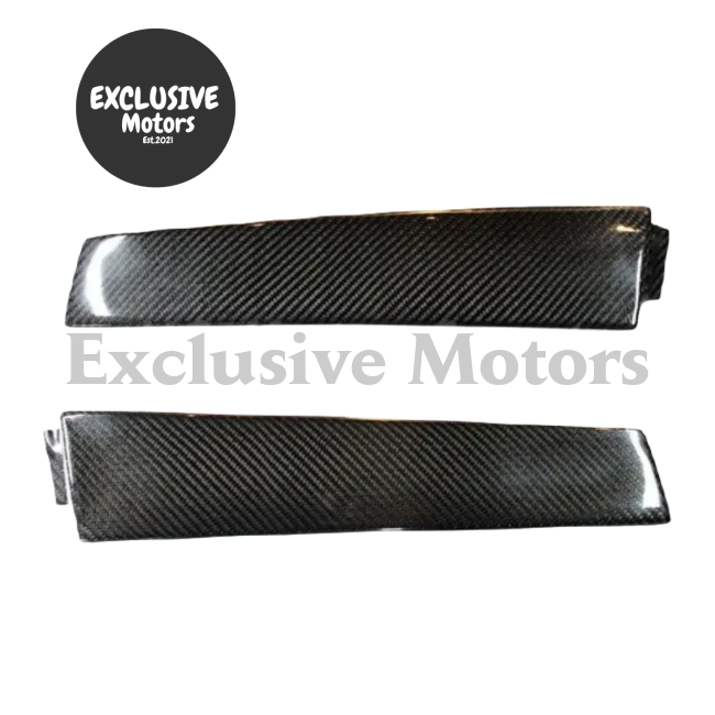 S13 B-Pillar Covers - Carbon Fibre