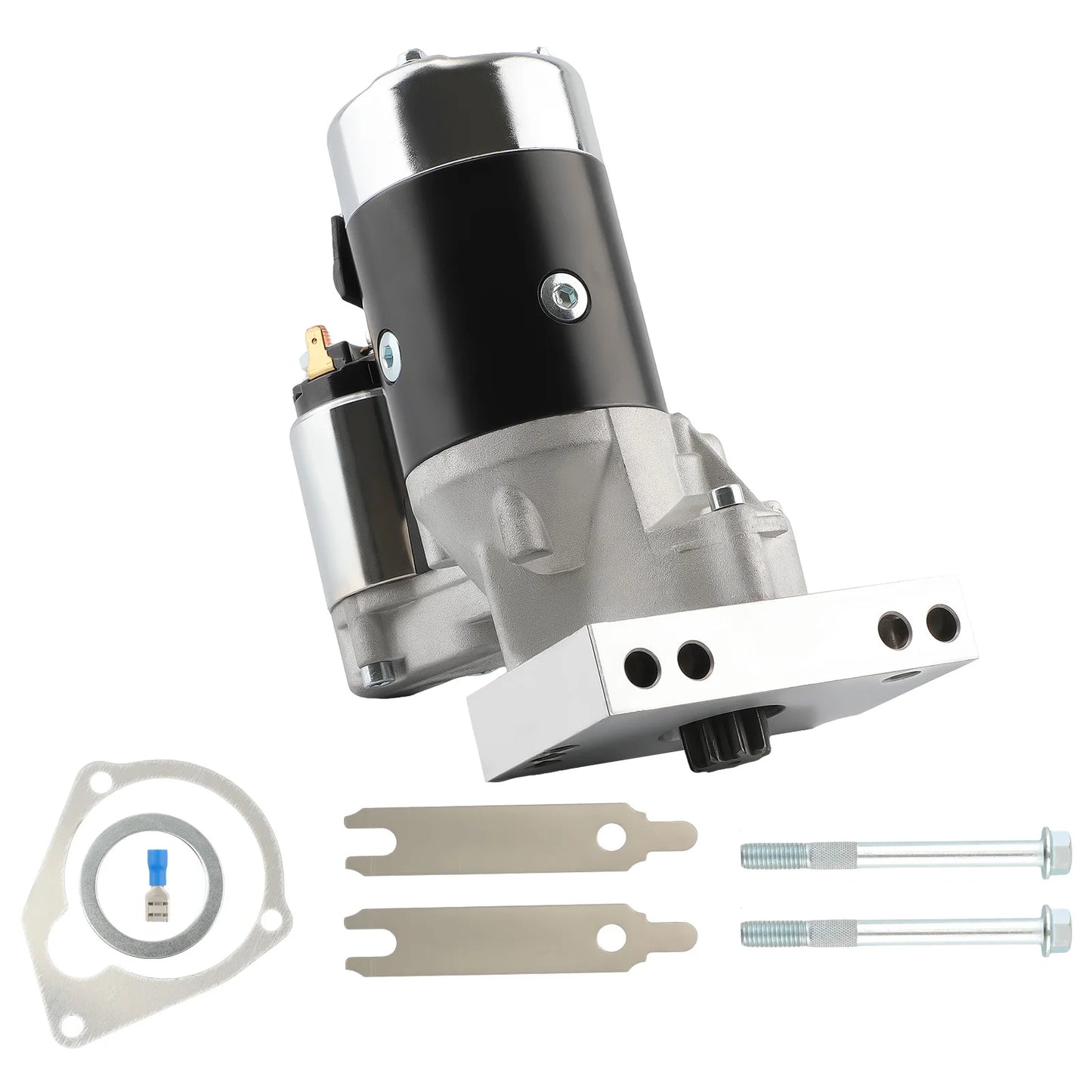 MAXPEEDINGRODS Mini Starter 3HP fit for Chevrolet Chevy 168 153 Tooth V8 High Torque SBC BBC 18493 Small Block 18493
