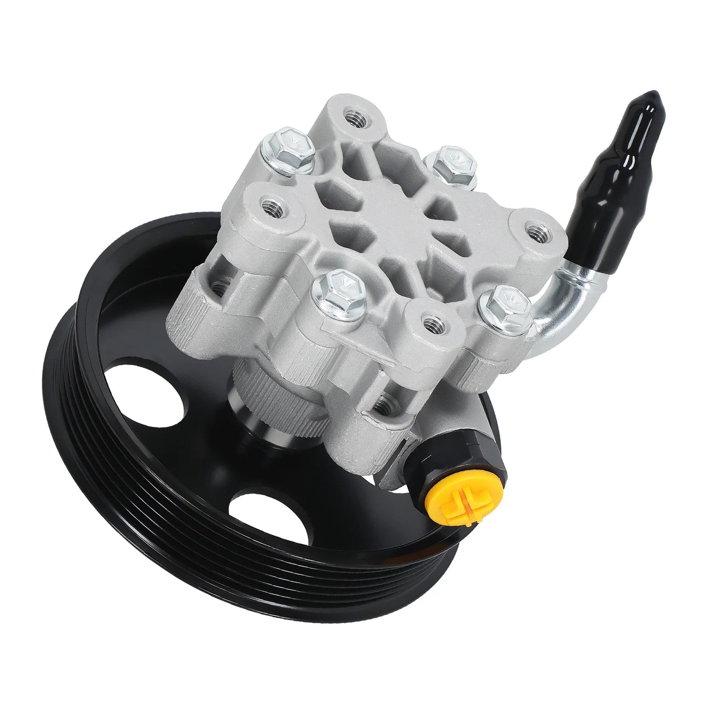 Power Steering Pump w/ Pulley for Dodge Caravan Chrysler Town & Country 01-07 for Chrysler Grand Voyager LX Base 3.8L V6 215223