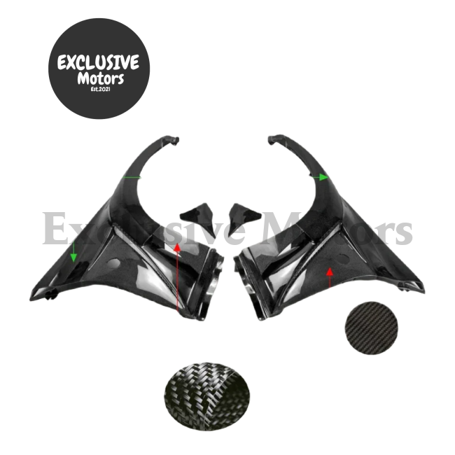 VRS Style Front Fender with Bumper Extension for Nissan 370Z Z34