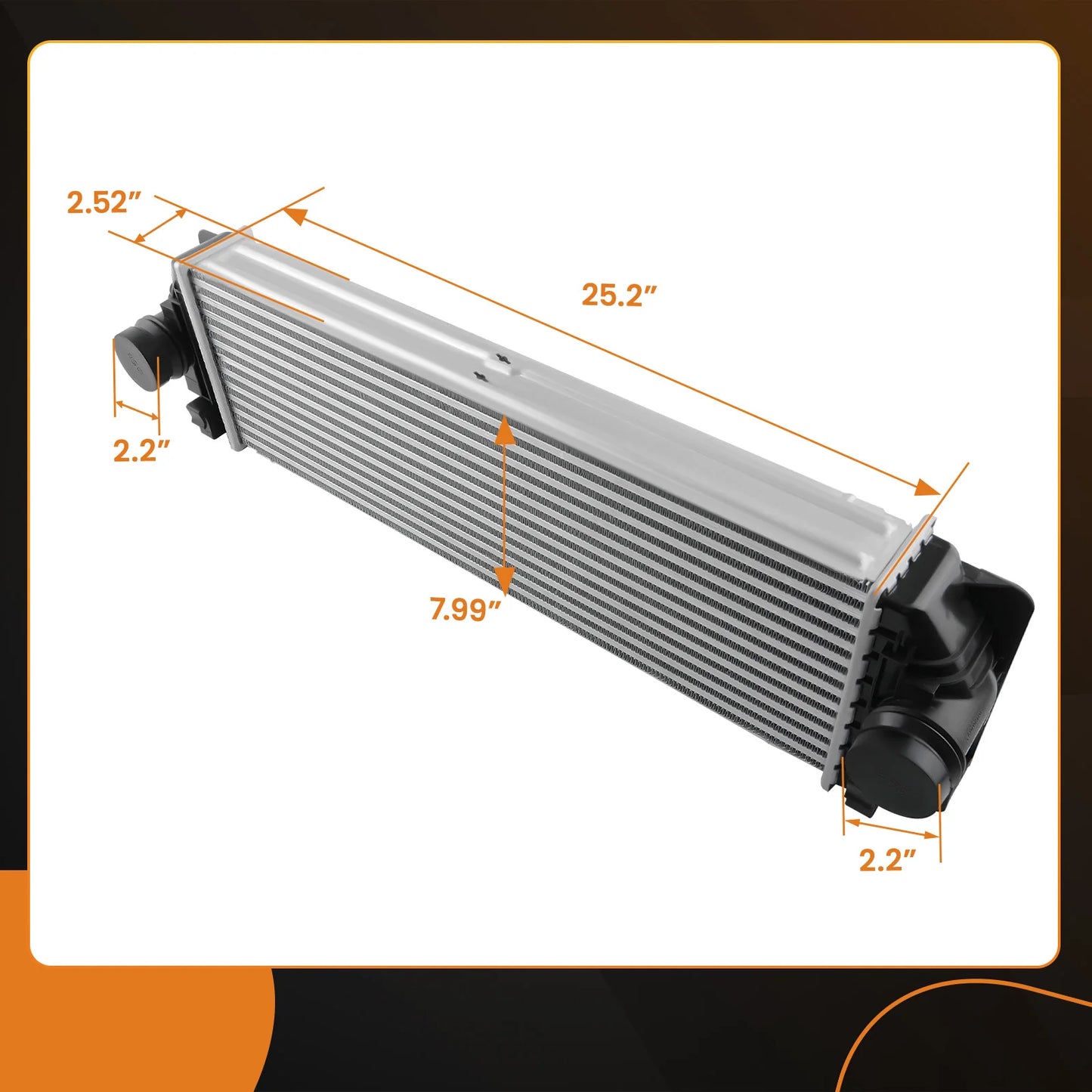 Air Cooler Intercooler for Mercedes Benz Sprinter 2500 3500 3.0L-V6 9065010201