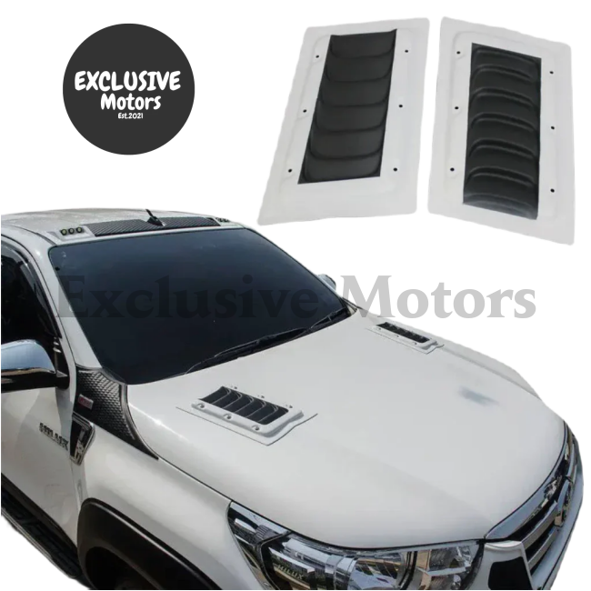 Side Bonnet Scoop Hood for Toyota Hilux Revo Rocco & Fortuner (2016-2022)