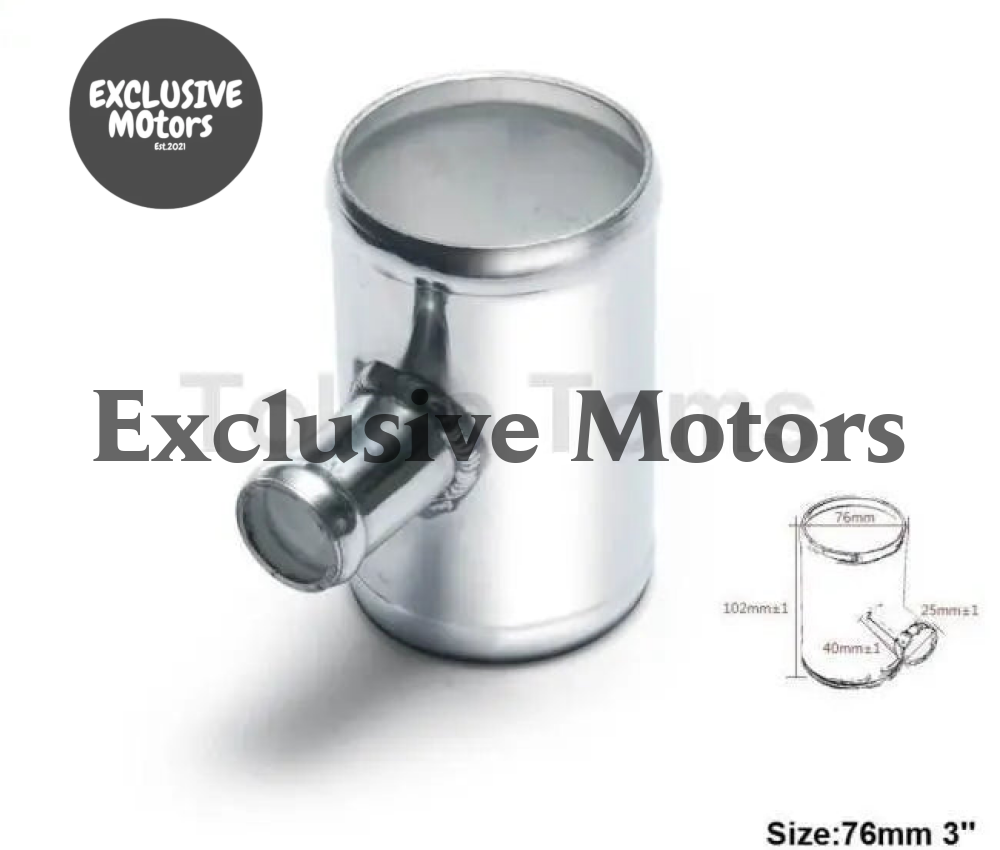Universal Bov T-Pipe 76Mm 3" Outlet 25Mm Blow Off Valve T Joint Adaptor For BMW E39 Android - Tokyo Tom's