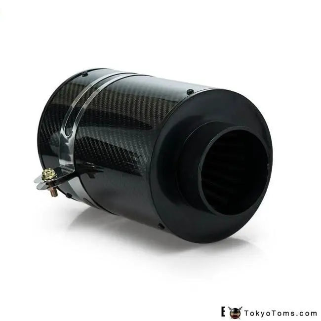 Universal Cold Feed Induction Kit & Carbon Fibre Air Intake Filter Box Without Fan For BMW Mini Cooper S R53 - Tokyo Tom's