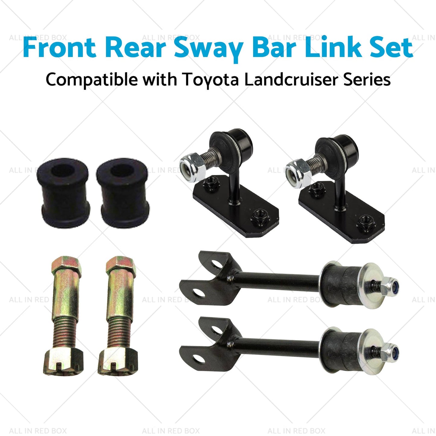 Front Rear Sway Bar Link Set Suitable for 80-105 Toyota Landcruiser Series-3