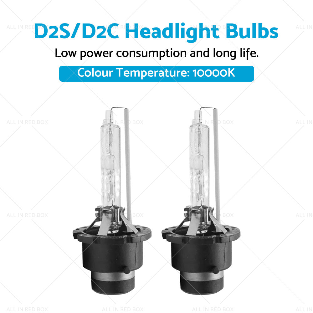 D2S D2C 10000K H or D HID Xenon Headlight Bulbs Suitable For Honda Subaru Mazda-1