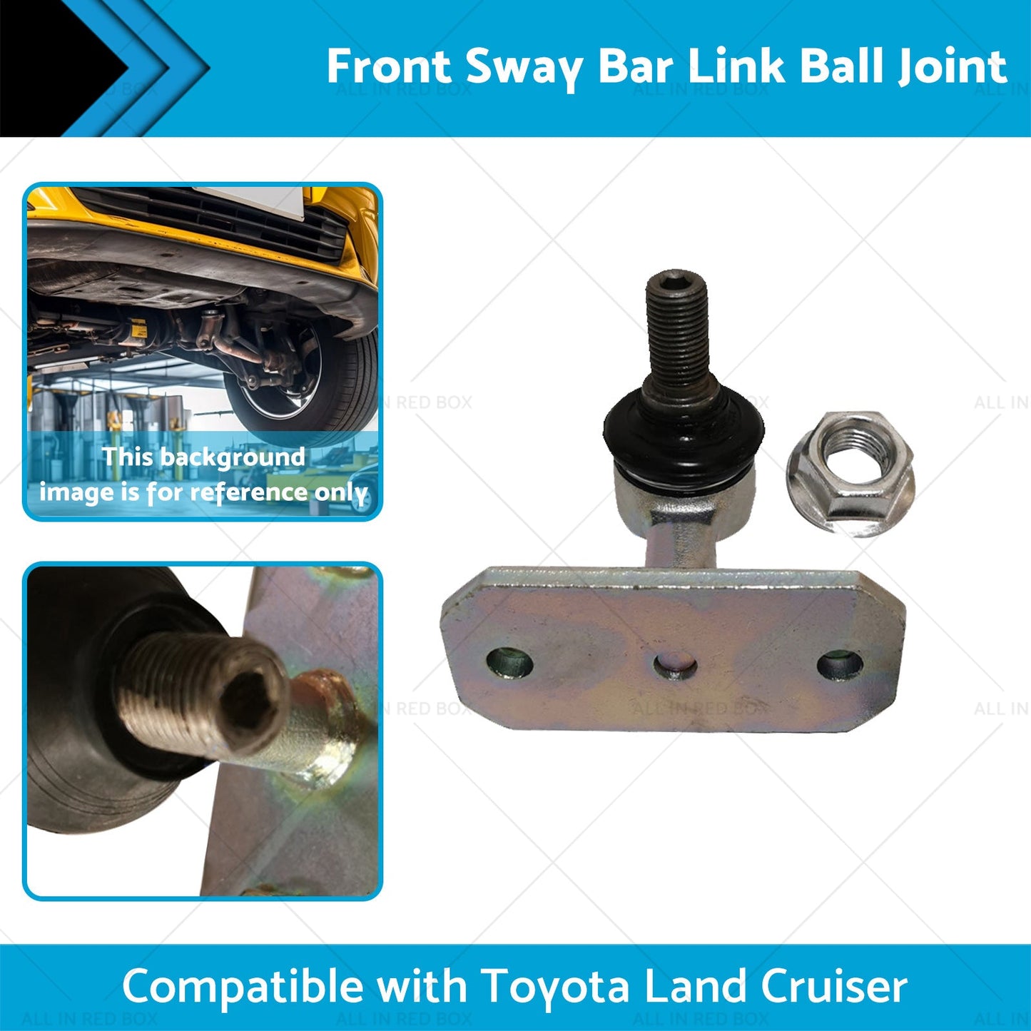 1x Front Sway Bar Link Suitable for 48802-60050 Toyota Land Cruiser 100 98-07-1