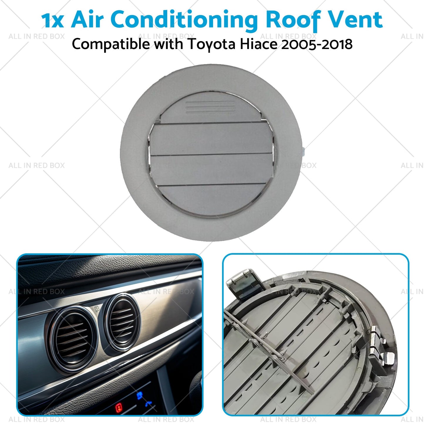 1x Air Conditioning Roof Vent Suitable For Toyota Hiace 2005-2018-2