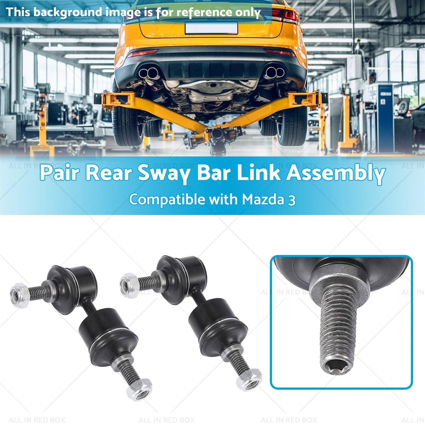 Rear Sway Bar Link Assembly Stabilizer Link Suitable for Ford Focus Mazda 3