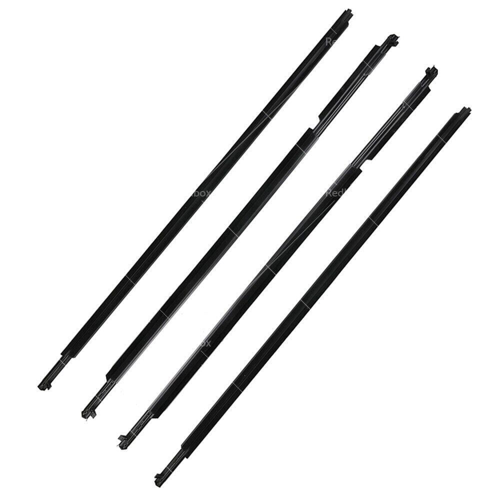 4x Door Glass Seal Weatherstrip Suitable For Toyota Landcruiser Prado 120 Series-2