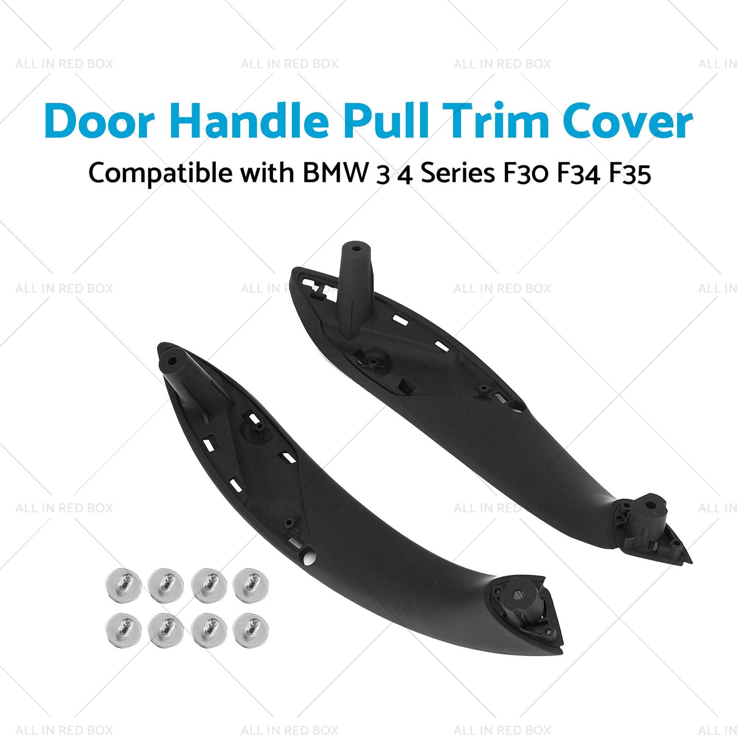 1 Pair Front Door Handle Pull Trim Cover Suitable For BMW 3 4 Series F30 F34 F35-1