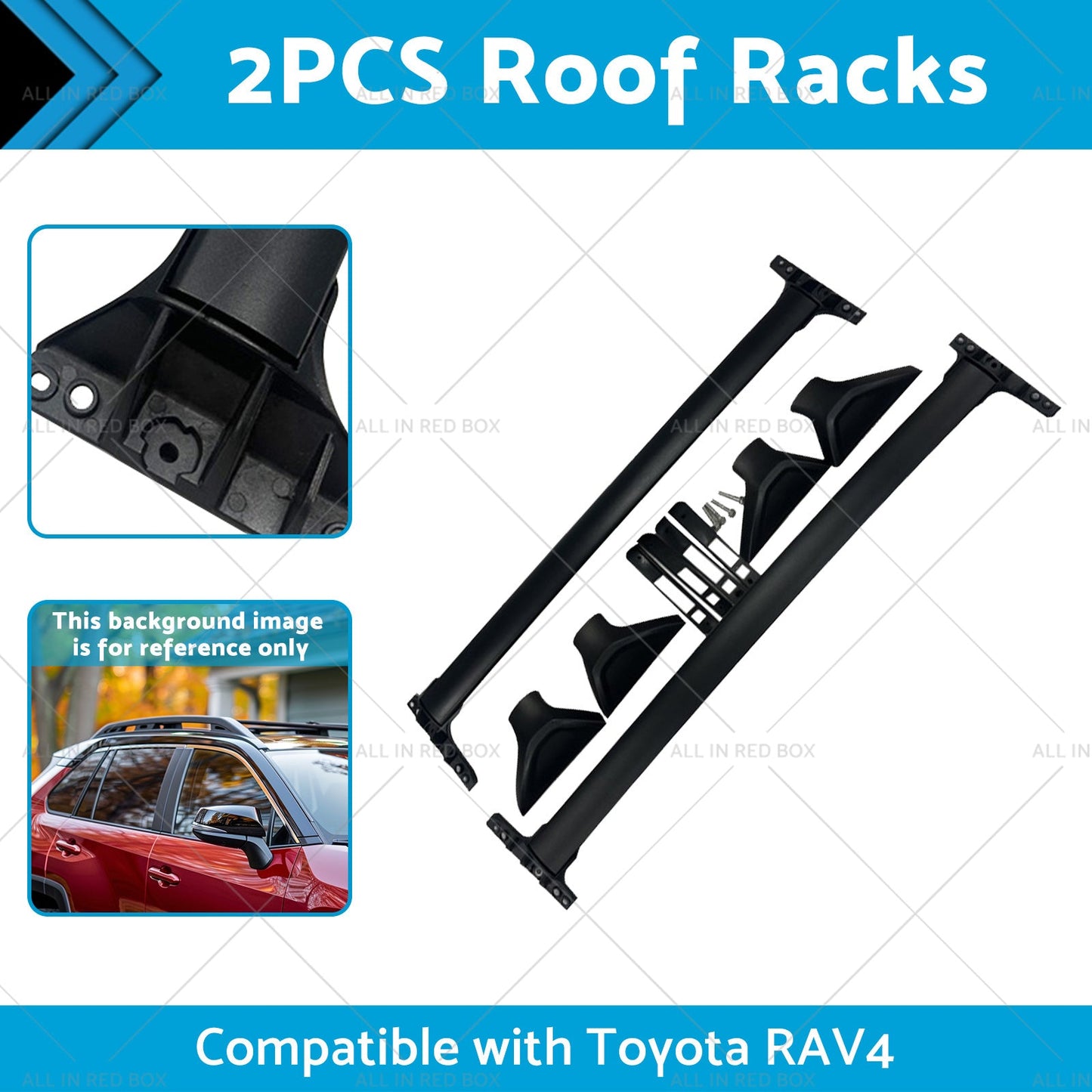 2PCS Roof Racks or Roof Cross Bars Suitable for Toyota RAV4 2019-2023-1