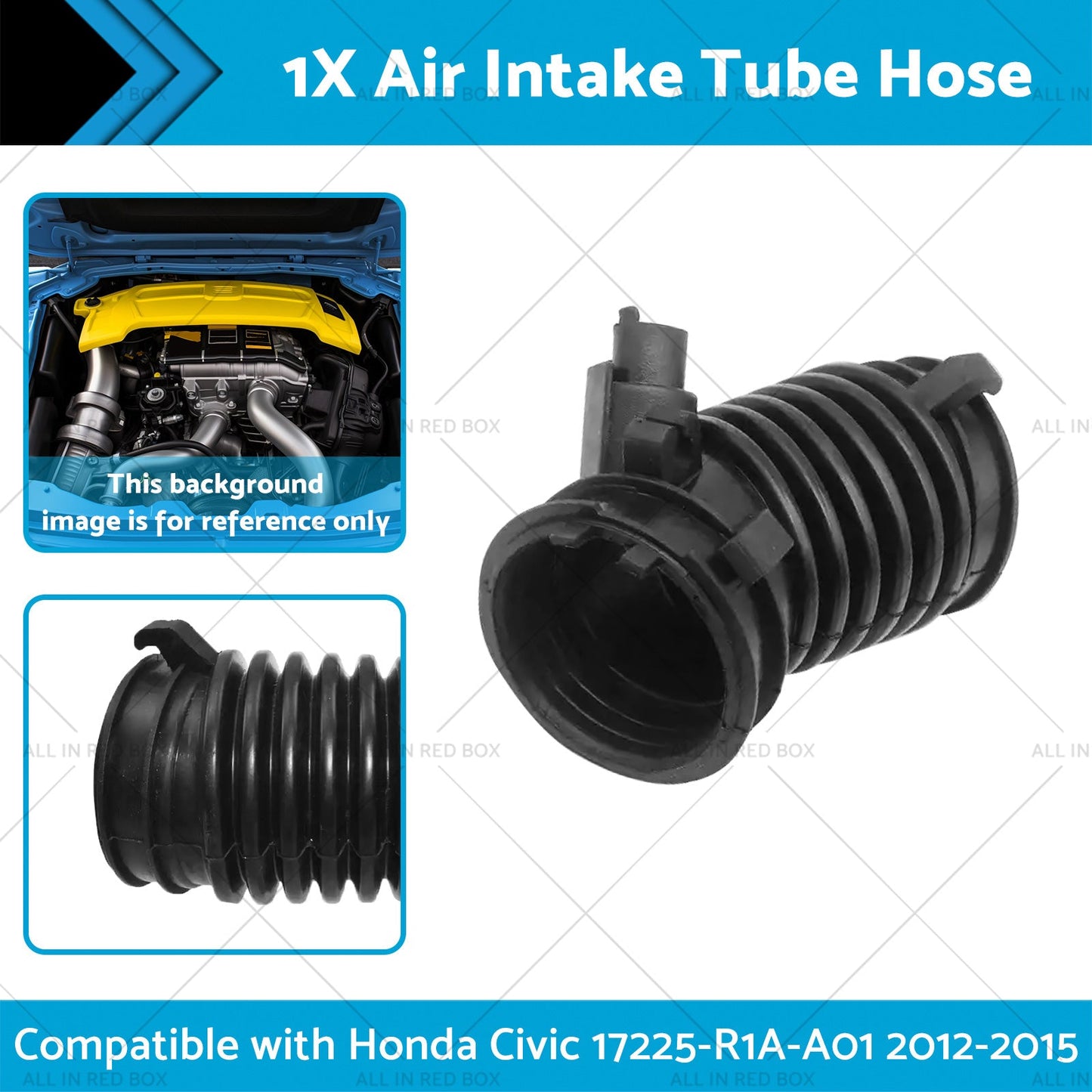 1 PCS Car Air Intake Tube Hose Suitable For Honda Civic 17225-R1A-A01 2012-2015-1