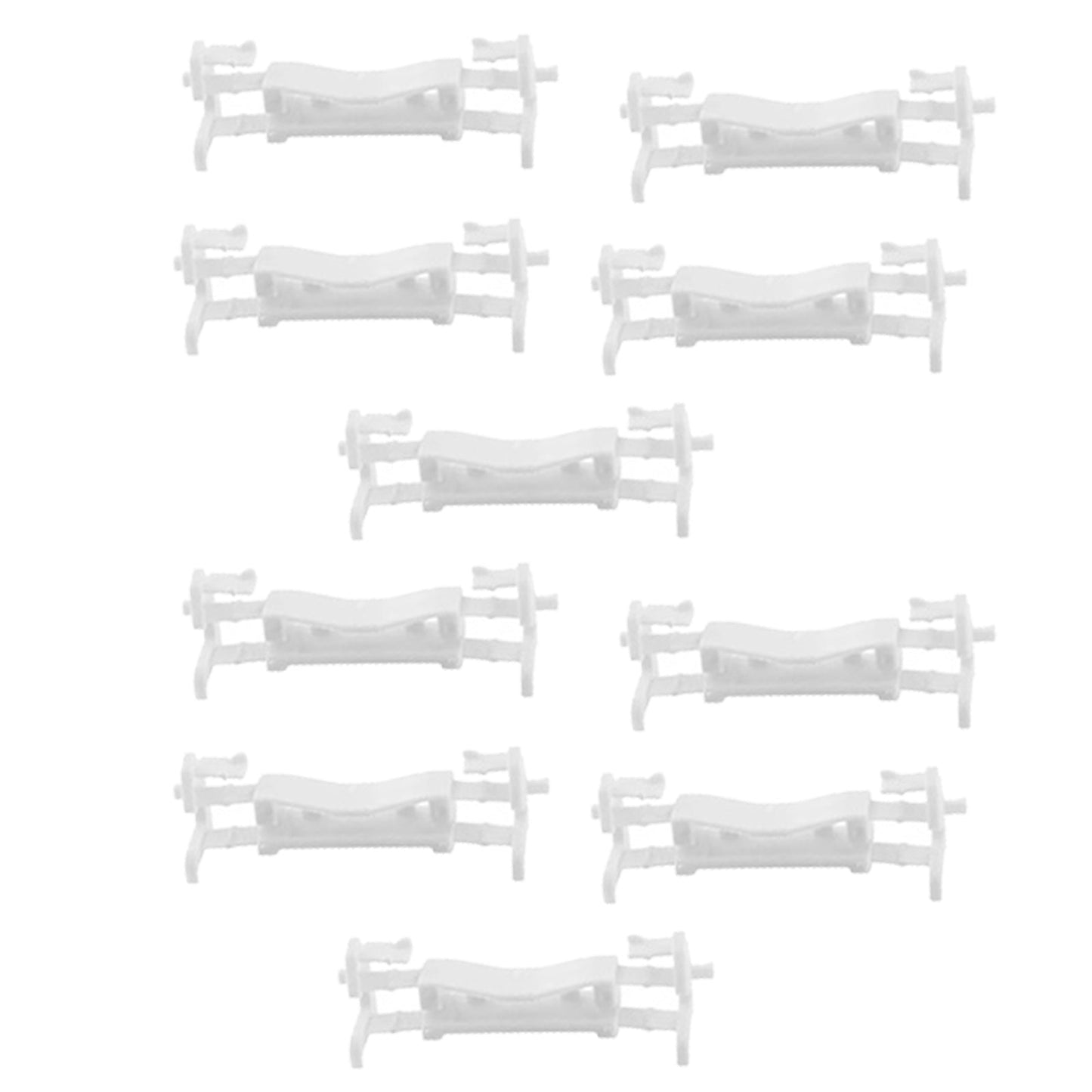 10x Roof Moulding Drip Rail Clips Suitable for Mitsubishi Triton L200 2005-2014-0