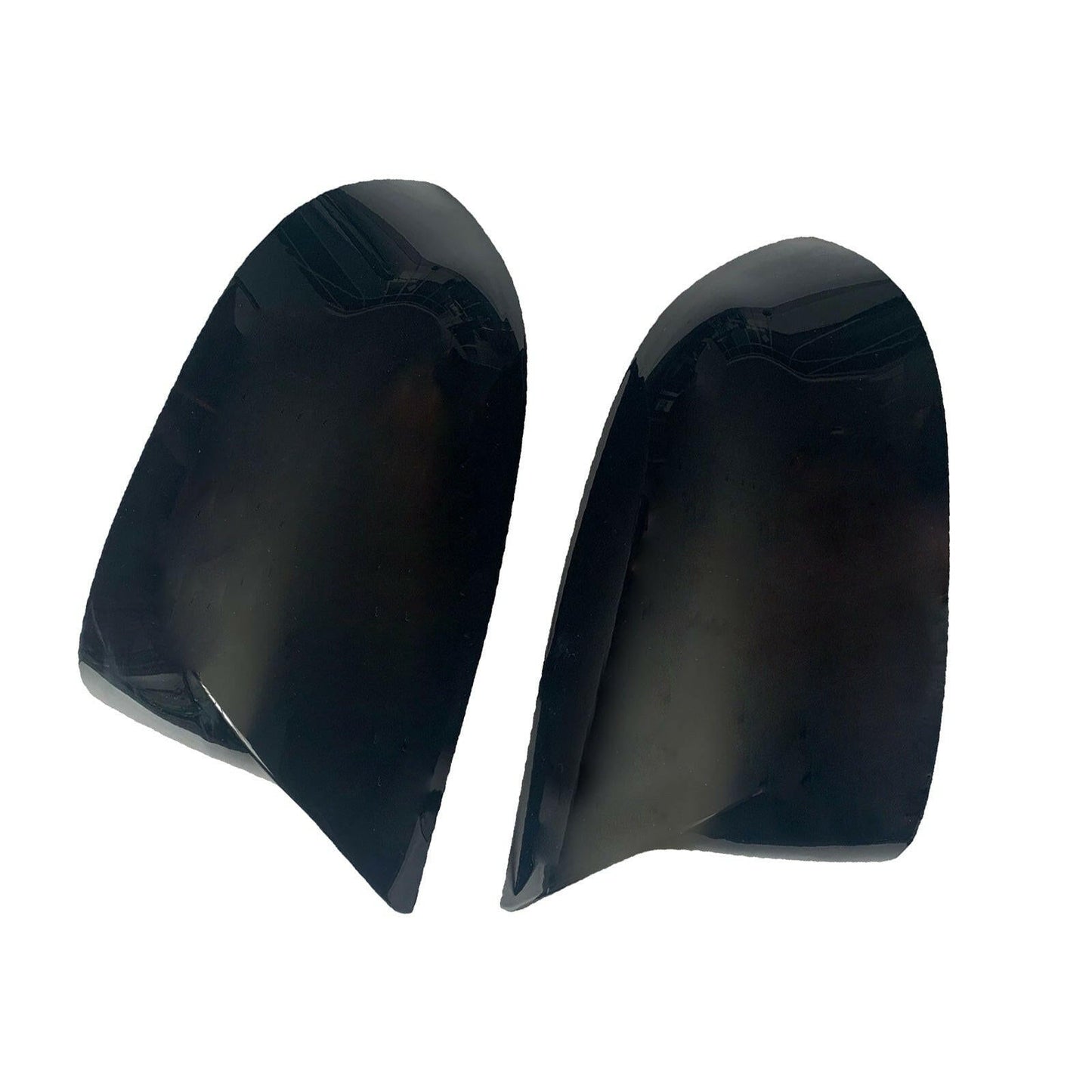 2x Black Rear Mirror Cover Caps Suitable For BMW X3 G01 / X4 G02 / X5 G05 / X6 G06-2