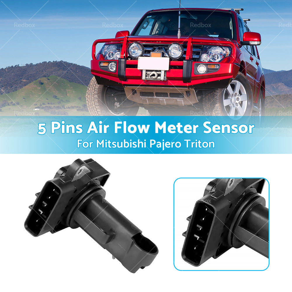 Mass Air Flow Meter MAF Sensor 5 Pins Fit for Mitsubishi Pajero Triton MR547077-1