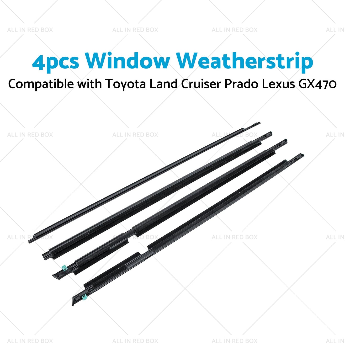 Suitable For Toyota LandCruiser 105 100 120 Weatherstrips Window Trim Seal Black-1